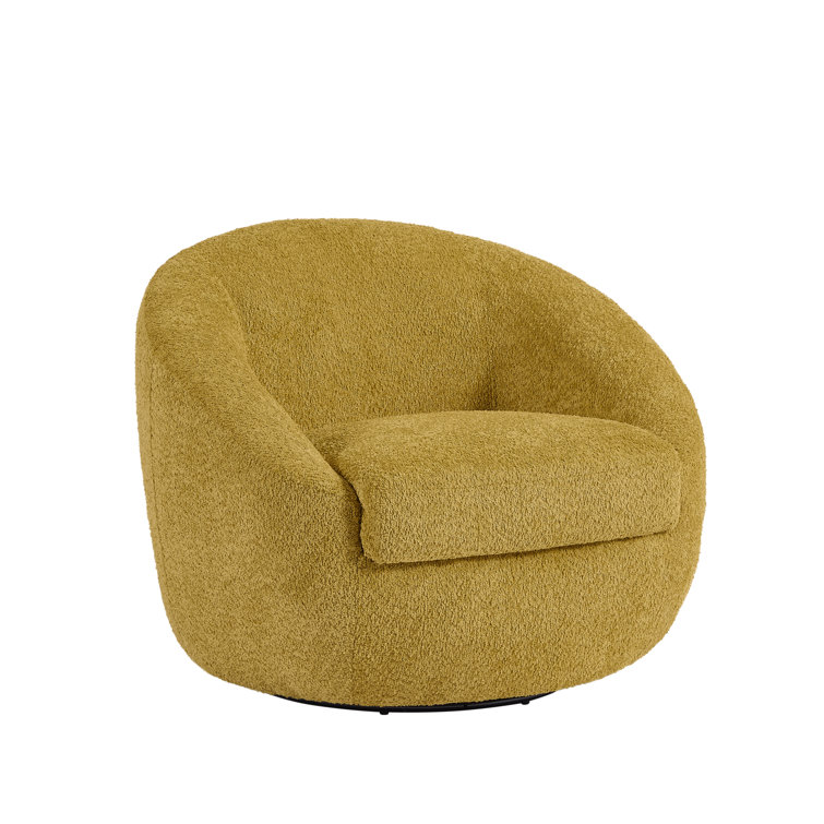 West elm deals yellow swivel chair